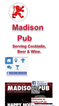 Mobile Screenshot of madisonpub.com